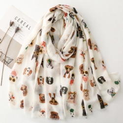 Printed scarf all season scarf